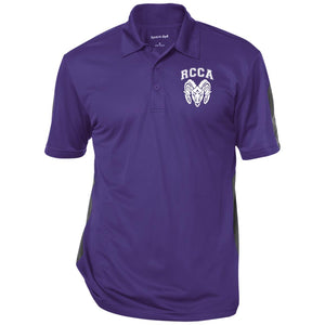 RCCA Dress Code Adult Performance Textured Three-Button Polo