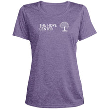 The Hope Center Ladies' Heather Scoop Neck Performance Tee