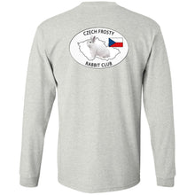 Czech Frosty Adult Long Sleeve T-Shirt with Chest and Full Back Logo