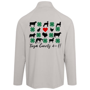 Tioga County 4-H CrownLux Mens Clubhouse Quarter Zip