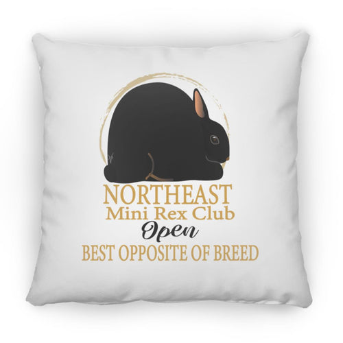 Northeast Mini Rex Club Open BOSB Large Square Pillow
