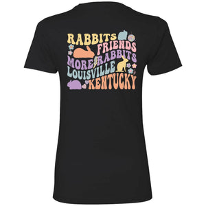 Rabbits, Friends & More Rabbits Convention 24 Ladies Boyfriend T-shirt