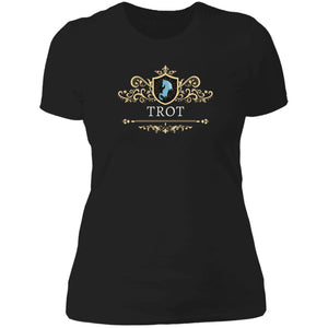 Trot & Scrolls Ladies' Boyfriend T-Shirt