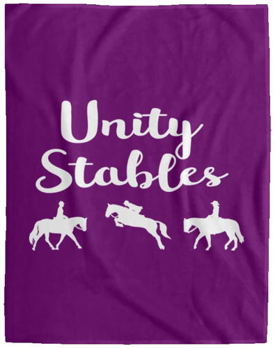 Unity Stables Cozy Plush Fleece Blanket - 60x80
