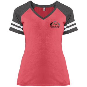 Colors Ladies' Game V-Neck T-Shirt