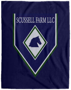 Scussel Farm Cozy Plush Fleece Blanket - 60x80
