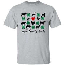 Tioga County 4-H "The Heart of it All" Youth T-Shirt