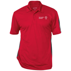 The Hope Center Performance Textured Three-Button Polo