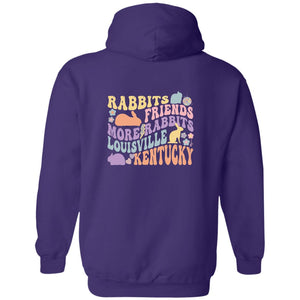 Rabbits, Friends, & More Rabbits Convention 24 Adult Hoodie