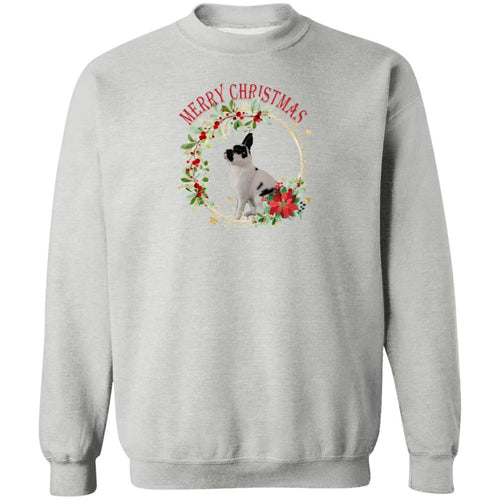 Merry Christmas Brit Adult Crewneck Pullover Sweatshirt