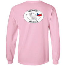 Czech Frosty Adult Long Sleeve T-Shirt with Chest and Full Back Logo