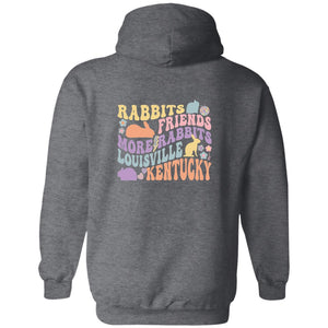 Rabbits, Friends, & More Rabbits Convention 24 Adult Hoodie