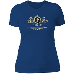 Trot & Scrolls Ladies' Boyfriend T-Shirt