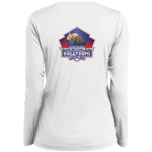 Silver Nationals 2024  Ladies’ Long Sleeve Performance V-Neck Tee Chest and Full Back Design