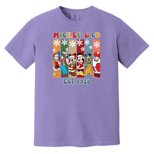 Mickey & Co Adult Garment-Dyed T-Shirt