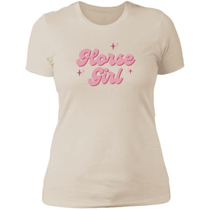 Horse Girl Ladies' Boyfriend T-Shirt