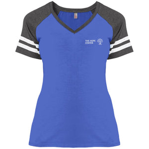 The Hope Center Ladies' Game V-Neck T-Shirt