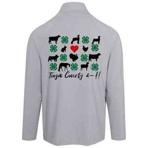 Tioga County 4-H CrownLux Mens Clubhouse Quarter Zip