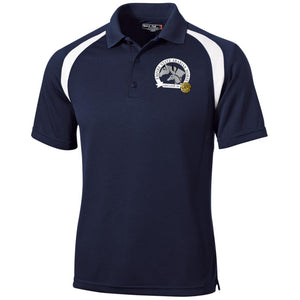 Empire State Men's Embroidered Moisture-Wicking Tag-Free Golf Shirt