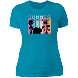 Summer Bunny Ladies' Boyfriend T-Shirt