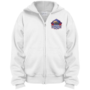 Silver Nationals 2024 Youth Full Zip Hoodie chest design