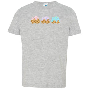 3 Scoops of Rabbits Toddler Jersey T-Shirt