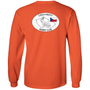 Czech Frosty Adult Long Sleeve T-Shirt with Chest and Full Back Logo