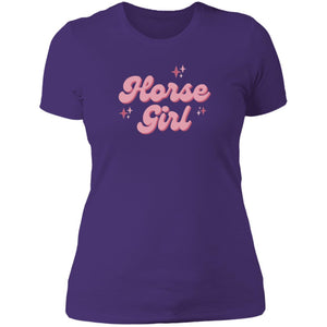 Horse Girl Ladies' Boyfriend T-Shirt