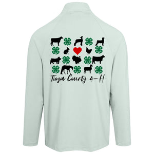 Tioga County 4-H CrownLux Mens Clubhouse Quarter Zip