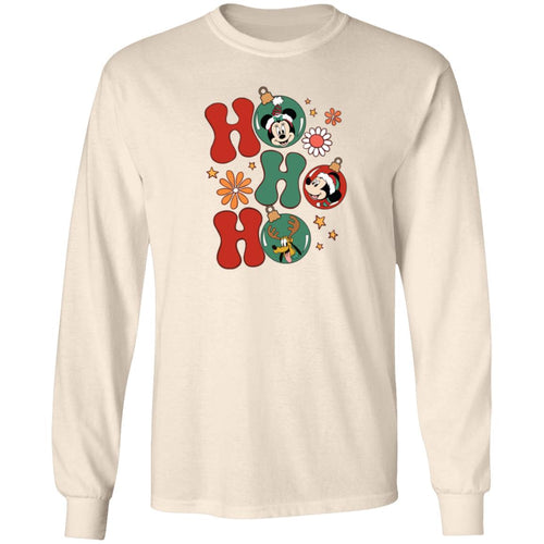 Ho Ho Ho Adult  LS T-Shirt