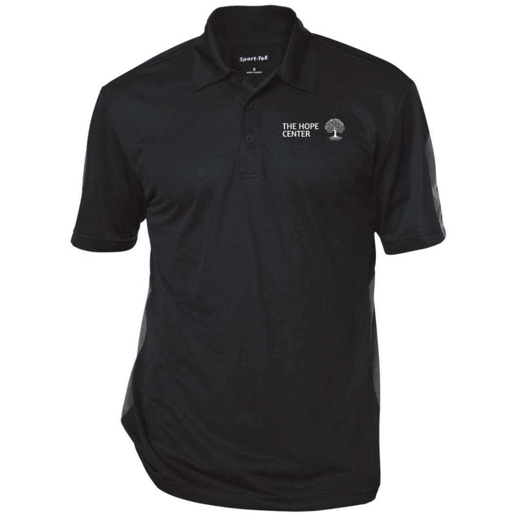 The Hope Center Performance Textured Three-Button Polo