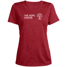 The Hope Center Ladies' Heather Scoop Neck Performance Tee