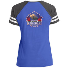 Silver Nationals 2014 Ladies' Game V-Neck T-Shirt Chest and Full Back