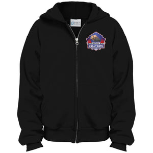 Silver Nationals 2024 Youth Full Zip Hoodie chest design