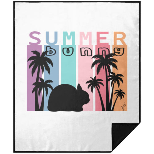 Summer Bunny Premium Picnic Blanket 50x60