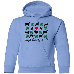 Tioga County 4-H "The Heart of it All" Youth Hoodie