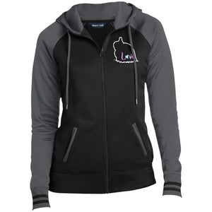 JW Love Ladies' Sport-Wick® Full-Zip Hooded Jacket