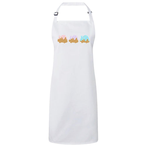 3 Scoops of Rabbit Sustainable  Bib Apron