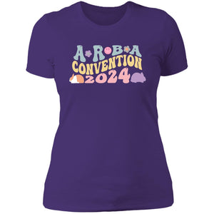 Rabbits, Friends & More Rabbits Convention 24 Ladies Boyfriend T-shirt