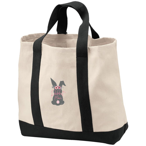 Rabbit Mom 2-Tone Shopping Tote