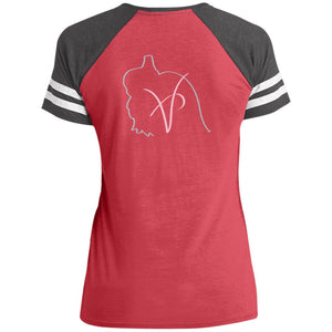 Vp rabbit Ladies' Game V-Neck T-Shirt