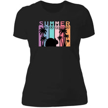 Summer Bunny Ladies' Boyfriend T-Shirt