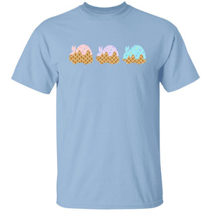 3 Scoops of Rabbit Adult Basic T-Shirt