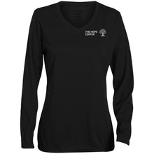 The Hope Center Ladies' Moisture-Wicking Long Sleeve V-Neck Tee