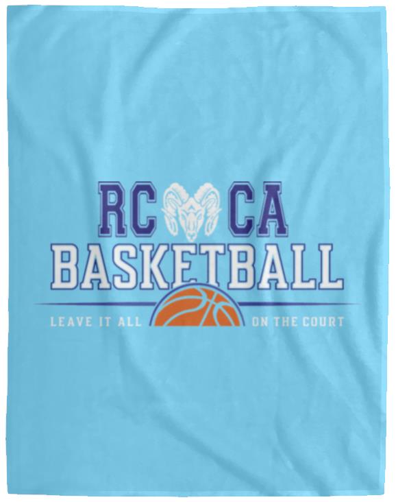 RCCA Basketball Cozy Plush Fleece Blanket - 60x80
