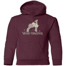 Merry Christmas Market Lamb Grey & Gold Adult Hoodie