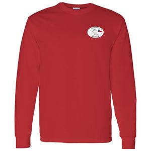 Czech Frosty Adult Long Sleeve T-Shirt with Chest and Full Back Logo