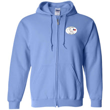 Czech Frosty Adult Zip Up Hooded Sweatshirt with Chest Logo