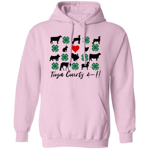 Tioga County 4-H "The Heart of it All" adult hoodie