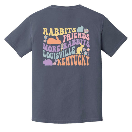 Rabbits, Friends & More Rabbits Convention 24 Adult Comfort Color t-shirt